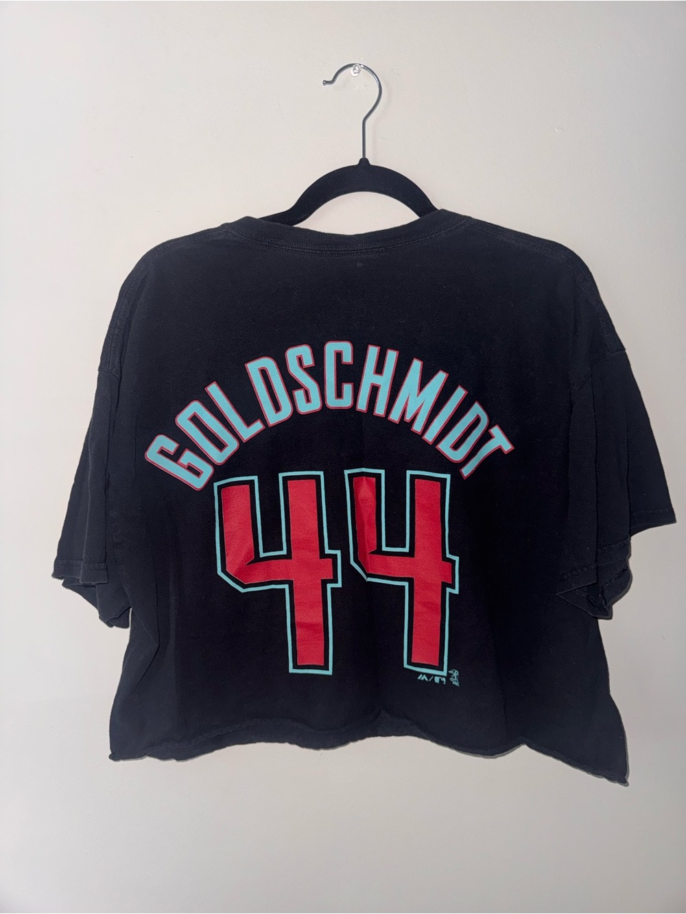 Goldschmidt #44 Black Arizona Diamondbacks Baseball Cropped Tee